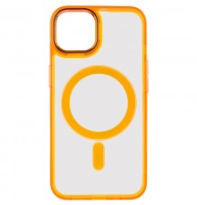 Чохол TPU Iris with MagSafe для Apple iPhone 12 Pro Max (6.7") Помаранчевий