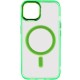Чохол TPU Iris with MagSafe для Apple iPhone 12 Pro Max (6.7") Салатовий