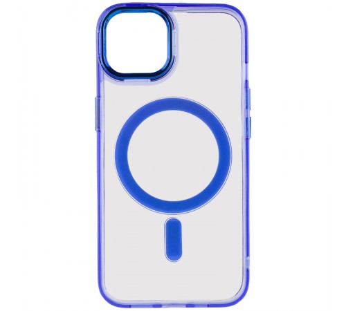 Чохол TPU Iris with MagSafe для Apple iPhone 12 Pro Max (6.7") Синій Чохол TPU Iris with MagSafe для Apple iPhone 12 Pro Max (6.7") Синій