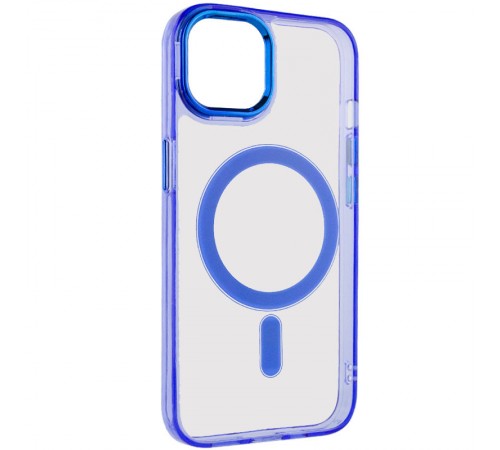 Чохол TPU Iris with MagSafe для Apple iPhone 12 Pro Max (6.7") Синій Чохол TPU Iris with MagSafe для Apple iPhone 12 Pro Max (6.7") Синій
