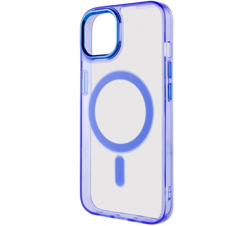 Чохол TPU Iris with MagSafe для Apple iPhone 12 Pro Max (6.7") Синій Чохол TPU Iris with MagSafe для Apple iPhone 12 Pro Max (6.7") Синій