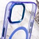 Чохол TPU Iris with MagSafe для Apple iPhone 12 Pro Max (6.7") Синій