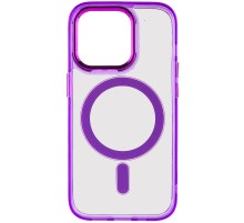 Чохол TPU Iris with MagSafe для Apple iPhone 13 Pro Max (6.7") Фіолетовий