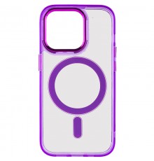 Чохол TPU Iris with MagSafe для Apple iPhone 13 Pro Max (6.7") Фіолетовий
