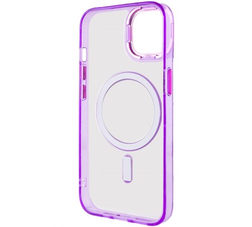 Чохол TPU Iris with MagSafe для Apple iPhone 14 (6.1") Фіолетовий Чохол TPU Iris with MagSafe для Apple iPhone 14 (6.1") Фіолетовий