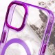 Чохол TPU Iris with MagSafe для Apple iPhone 14 (6.1") Фіолетовий