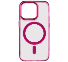 Чохол TPU Iris with MagSafe для Apple iPhone 14 Pro (6.1") Бордовий