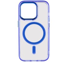 Чохол TPU Iris with MagSafe для Apple iPhone 14 Pro Max (6.7") Синій