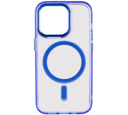 Чохол TPU Iris with MagSafe для Apple iPhone 14 Pro Max (6.7") Синій