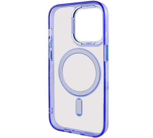 Чохол TPU Iris with MagSafe для Apple iPhone 14 Pro Max (6.7") Синій