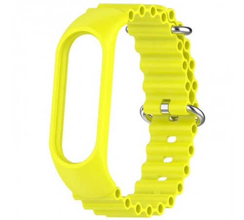 Ремінець Ocean Band для Xiaomi Mi Band 3/4/5/6/7 Жовтий / Bright Yellow Ремінець Ocean Band для Xiaomi Mi Band 3/4/5/6/7 Жовтий / Bright Yellow