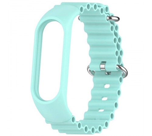 Ремінець Ocean Band для Xiaomi Mi Band 3/4/5/6/7 Бірюзовий / Marine Green Ремінець Ocean Band для Xiaomi Mi Band 3/4/5/6/7 Бірюзовий / Marine Green
