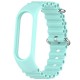 Ремінець Ocean Band для Xiaomi Mi Band 3/4/5/6/7 Бірюзовий / Marine Green