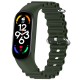 Ремінець Ocean Band для Xiaomi Mi Band 3/4/5/6/7 Зелений / Green