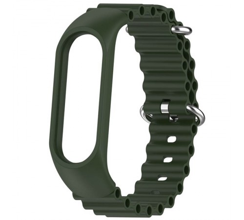 Ремінець Ocean Band для Xiaomi Mi Band 3/4/5/6/7 Зелений / Green Ремінець Ocean Band для Xiaomi Mi Band 3/4/5/6/7 Зелений / Green