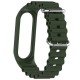 Ремінець Ocean Band для Xiaomi Mi Band 3/4/5/6/7 Зелений / Green