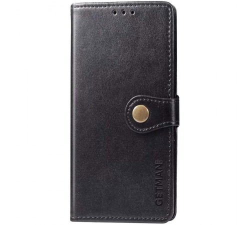 Шкіряний чохол-книжка GETMAN Gallant (PU) для Samsung Galaxy J6+ (2018) (J610F) Чорний