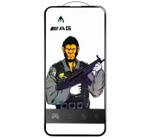 Захисне скло 5D Anti-static Matte (тех.пак) для Apple iPhone 14 Pro (6.1") Чорний