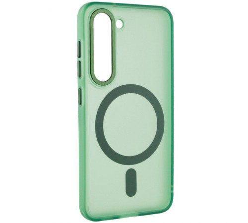Чохол TPU Lyon frosted with MagSafe для Samsung Galaxy S23 Green Чохол TPU Lyon frosted with MagSafe для Samsung Galaxy S23 Green