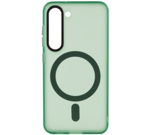 Чохол TPU Lyon frosted with MagSafe для Samsung Galaxy S23 Green Чохол TPU Lyon frosted with MagSafe для Samsung Galaxy S23 Green