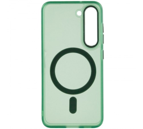 Чохол TPU Lyon frosted with MagSafe для Samsung Galaxy S23 Green Чохол TPU Lyon frosted with MagSafe для Samsung Galaxy S23 Green