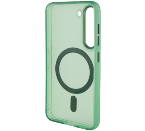 Чохол TPU Lyon frosted with MagSafe для Samsung Galaxy S23 Green Чохол TPU Lyon frosted with MagSafe для Samsung Galaxy S23 Green
