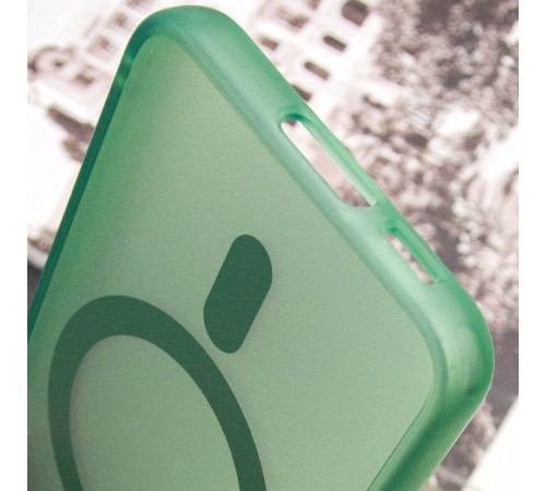 Чохол TPU Lyon frosted with MagSafe для Samsung Galaxy S23 Green Чохол TPU Lyon frosted with MagSafe для Samsung Galaxy S23 Green