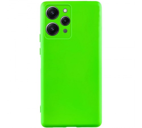 Чохол Silicone Cover Lakshmi Full Camera (A) для Xiaomi Redmi 12 Салатовий / Neon Green Чохол Silicone Cover Lakshmi Full Camera (A) для Xiaomi Redmi 12 Салатовий / Neon Green