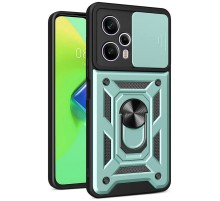 Ударостійкий чохол Camshield Serge Ring для Xiaomi Poco F5 / Note 12 Turbo Зелений