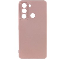 Чохол Silicone Cover Lakshmi Full Camera (A) для TECNO Spark 8C Рожевий / Pink Sand