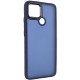 Чохол TPU+PC Lyon Frosted для Oppo A15s / A15 Navy Blue
