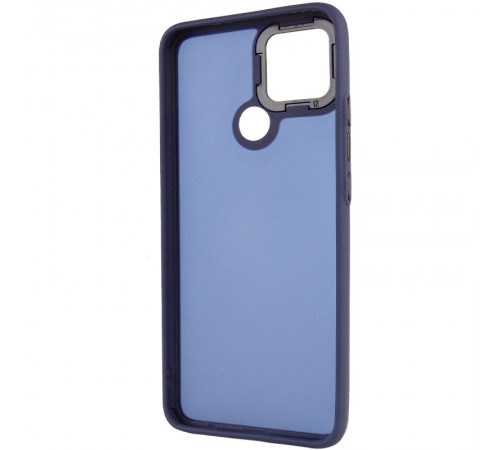 Чохол TPU+PC Lyon Frosted для Oppo A15s / A15 Navy Blue Чохол TPU+PC Lyon Frosted для Oppo A15s / A15 Navy Blue