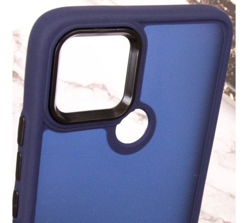 Чохол TPU+PC Lyon Frosted для Oppo A15s / A15 Navy Blue Чохол TPU+PC Lyon Frosted для Oppo A15s / A15 Navy Blue