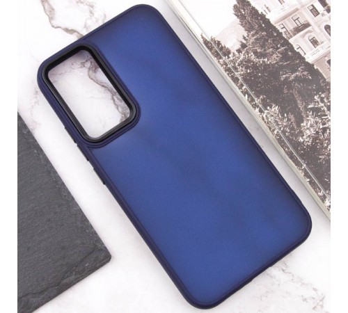 Чохол TPU+PC Lyon Frosted для Xiaomi Redmi Note 11 (Global) / Note 11S Navy Blue