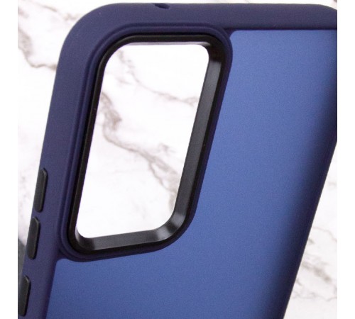 Чохол TPU+PC Lyon Frosted для Xiaomi Redmi Note 11 (Global) / Note 11S Navy Blue