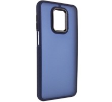 Чохол TPU+PC Lyon Frosted для Xiaomi Redmi Note 9s / Note 9 Pro / Note 9 Pro Max Navy Blue