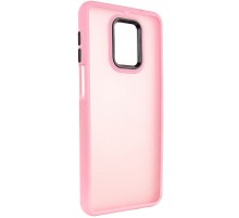 Чохол TPU+PC Lyon Frosted для Xiaomi Redmi Note 9s / Note 9 Pro / Note 9 Pro Max Pink