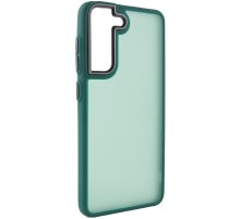 Чохол TPU+PC Lyon Frosted для Samsung Galaxy S21 FE Green