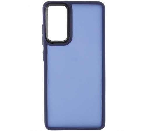 Чохол TPU+PC Lyon Frosted для Samsung Galaxy S20 FE Navy Blue