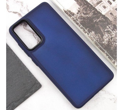 Чохол TPU+PC Lyon Frosted для Samsung Galaxy S20 FE Navy Blue