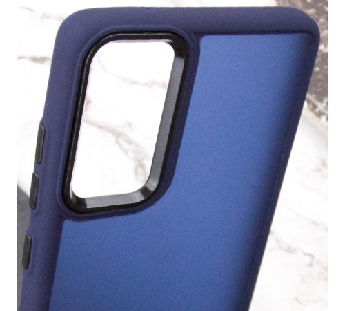 Чохол TPU+PC Lyon Frosted для Samsung Galaxy S20 FE Navy Blue