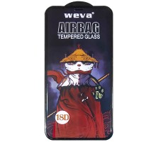 Захисне 2.5D скло Weva AirBag (тех.пак) для Apple iPhone 11 / XR (6.1") Чорний