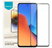 Захисне скло Nillkin (CP+PRO) для Xiaomi Redmi 12 / Poco M6 Pro 5G / Redmi 13 / Poco M6 4G Чорний