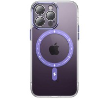 Чохол TPU+PC Colorful with MagSafe для Apple iPhone 12 Pro Max (6.7") Purple