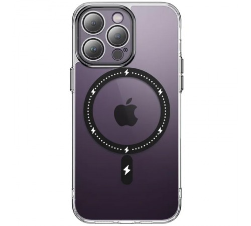 Чохол TPU+PC Colorful with MagSafe для Apple iPhone 13 Pro Max (6.7") Black Чохол TPU+PC Colorful with MagSafe для Apple iPhone 13 Pro Max (6.7") Black
