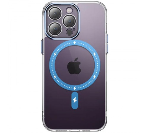 Чохол TPU+PC Colorful with MagSafe для Apple iPhone 13 Pro Max (6.7") Blue Чохол TPU+PC Colorful with MagSafe для Apple iPhone 13 Pro Max (6.7") Blue