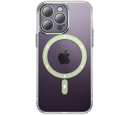 Чохол TPU+PC Colorful with MagSafe для Apple iPhone 13 Pro Max (6.7") Green Чохол TPU+PC Colorful with MagSafe для Apple iPhone 13 Pro Max (6.7") Green