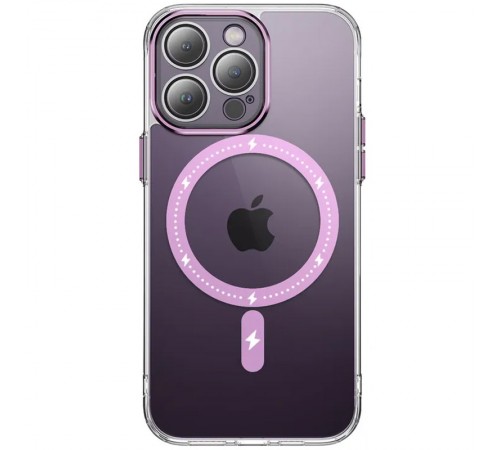 Чохол TPU+PC Colorful with MagSafe для Apple iPhone 13 Pro Max (6.7") Pink Чохол TPU+PC Colorful with MagSafe для Apple iPhone 13 Pro Max (6.7") Pink