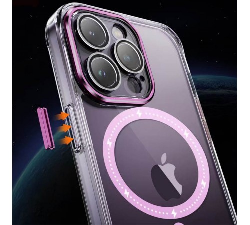 Чохол TPU+PC Colorful with MagSafe для Apple iPhone 13 Pro Max (6.7") Pink Чохол TPU+PC Colorful with MagSafe для Apple iPhone 13 Pro Max (6.7") Pink