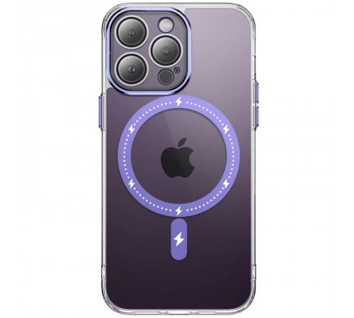 Чохол TPU+PC Colorful with MagSafe для Apple iPhone 13 Pro Max (6.7") Purple Чохол TPU+PC Colorful with MagSafe для Apple iPhone 13 Pro Max (6.7") Purple
